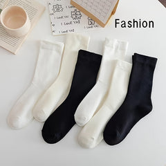 5 Pairs Comfy & Soft Mid Tube Women's Socks
