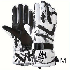 Winter Ski Gloves Warm Windproof Waterproof Touch Screen Gloves