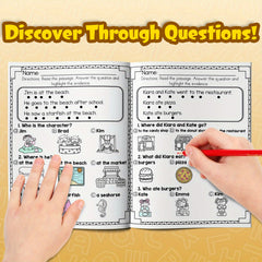 Engaging Kids Reading Workbook with Activities & Passages