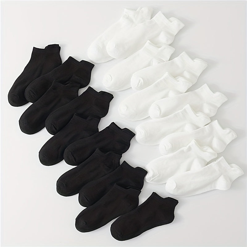 20 Pairs Lightweight Low Cut Sports Socks Women's Stockings