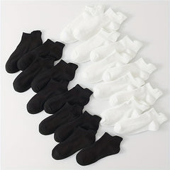 20 Pairs Lightweight Low Cut Sports Socks Women's Stockings