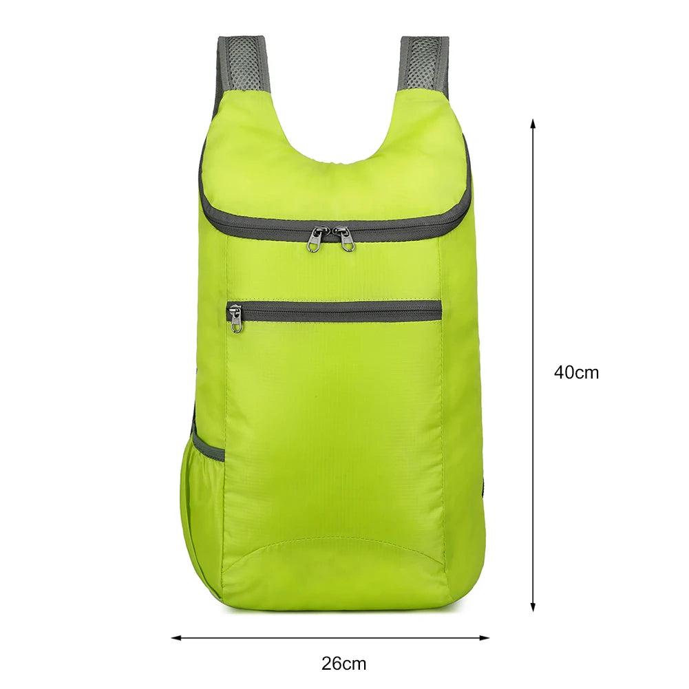 20L Lightweight Packable Backpack Foldable Ultralight Outdoor Bag