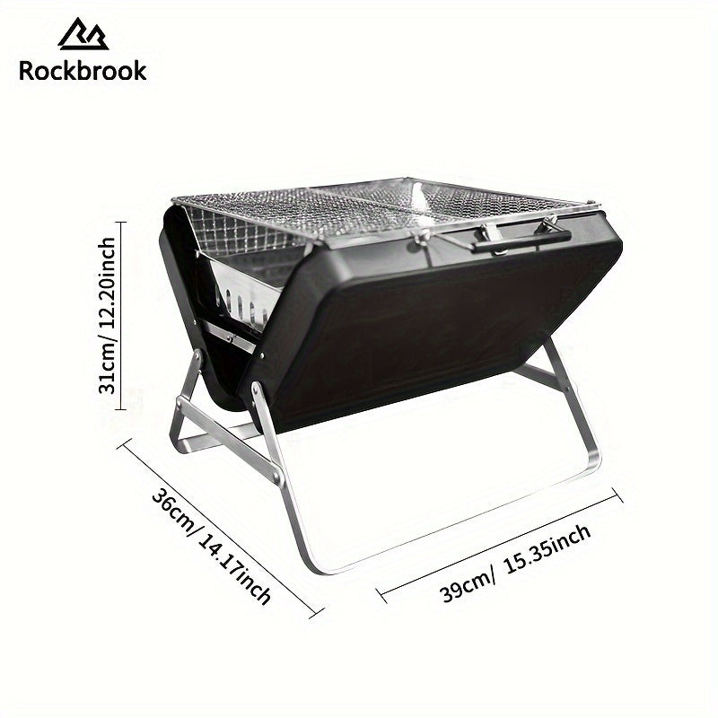 Portable BBQ Grill Shelf for Camping and Picnic
