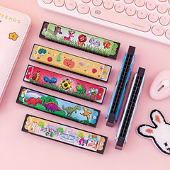 5pcs Harmonica Toy Gift 16 Holes Harmonicas Party Favor for Goodie Bags