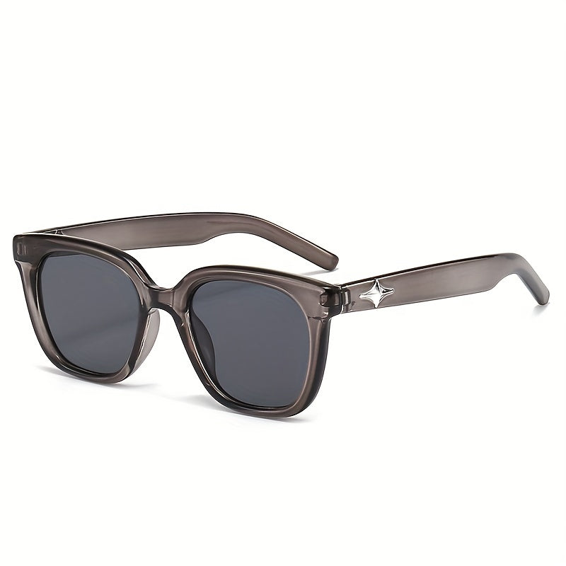 Retro Square Frame Sunglasses for Outdoor Travel, Cycling, Driving