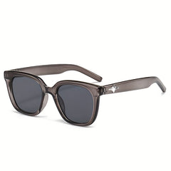 Retro Square Frame Sunglasses for Outdoor Travel, Cycling, Driving