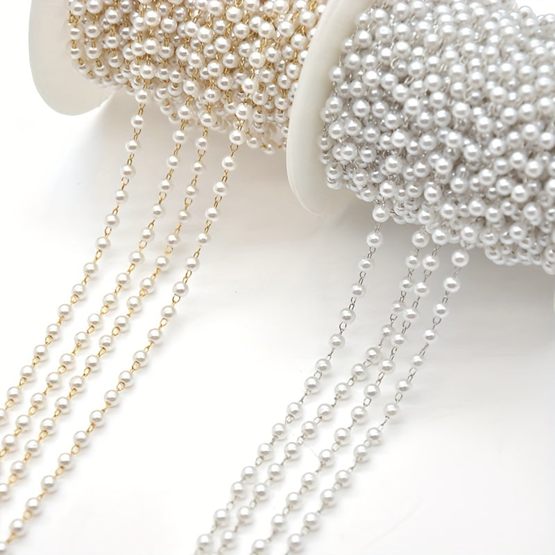 Pearl Copper Plated Chain DIY Accessories Jewelry Material Pack