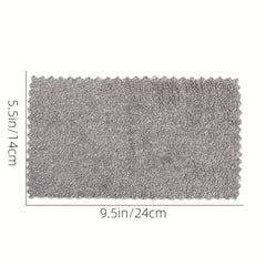 10PCS Bamboo Charcoal Fiber Cleaning Cloths - Highly Absorbent Nonstick Towels