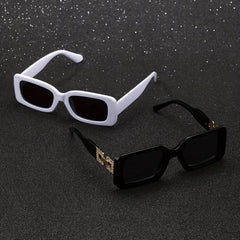 Men's Full Frame Square Sunglasses Set
