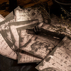 40PCS Vintage Stationery Non-Adhesive Collage Background Paper