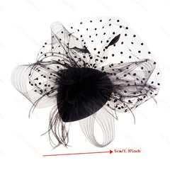 Wedding Fascinator Hat with Duck Billed Clip
