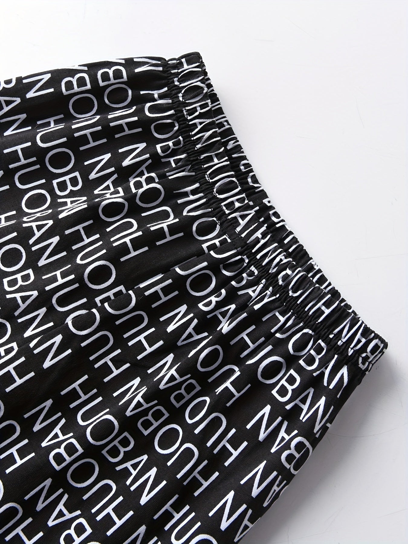 Boys Letter Graphic Print Shorts for Summer