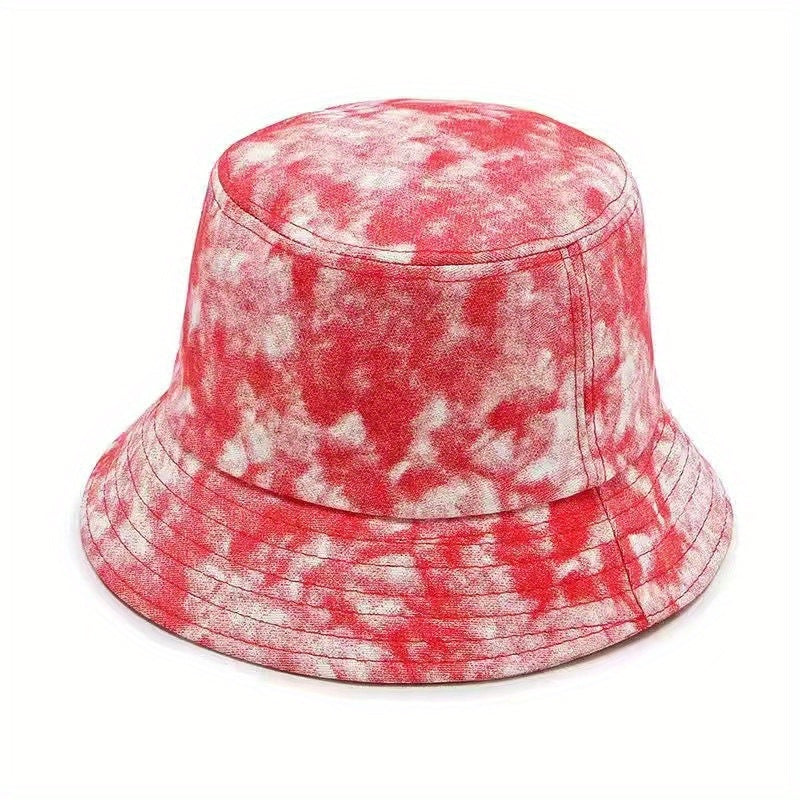 Tie Dye Bucket Hat Sunshade Beach Vacation