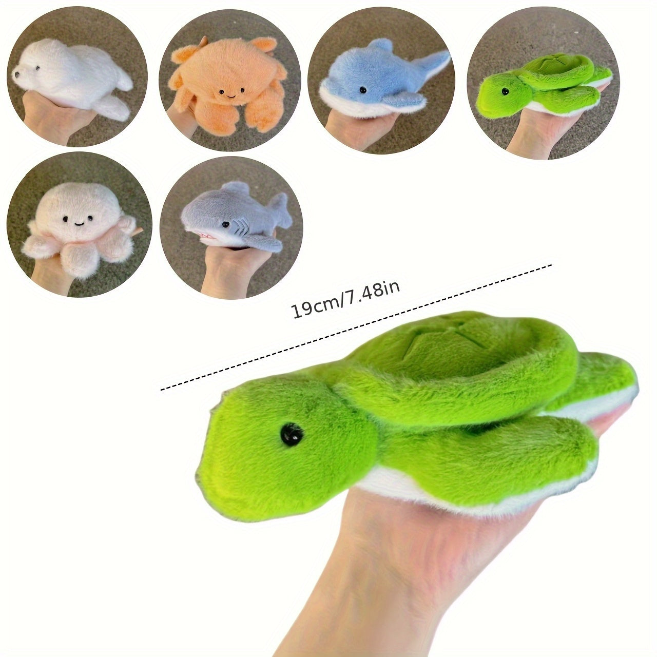 Marine Animal Plush Toys Set