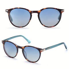 Men's Round Frame Sunglasses UV Protection for Outdoor Sports