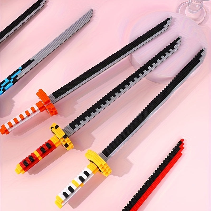 Building Blocks Sheath Sword Holder Model Anime Educational Toys
