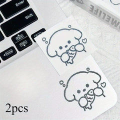 Cute Bear Luggage Sticker - Single Use Decal for Devices & Suitcases