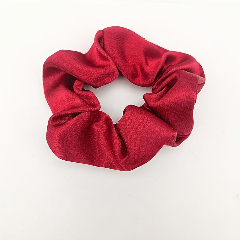 Crystal Hair Ring Retro Head Rope DIY Fabric Rubber Band Women's Hair Accessorie
