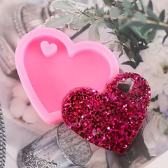 Heart Shaped Epoxy Resin Silicone Keychain Mold & Love Mold DIY Decoration