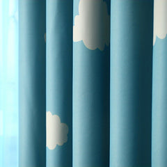Children Kids Cloud Blackout Curtain - Grommet Top Thermal Insulated