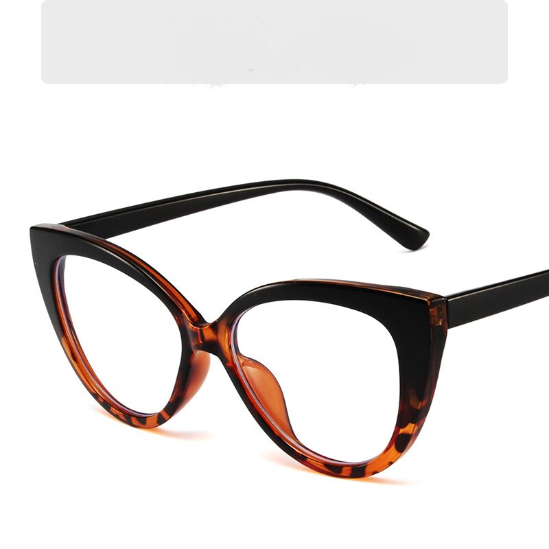 Cat Eye Anti Light Glasses Clear Lens Optical Spectacles