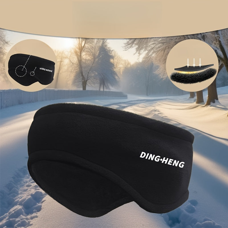 Boho Style Winter Earmuffs for Skiing/Cycling, Hand Washable, Warm & Windproof