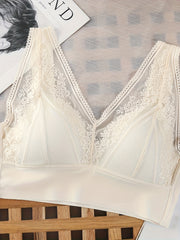Lace Wireless Bra Wide Straps