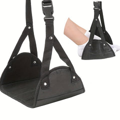 Airplane Foot Rest - Desk Foot Hammock for Travel - Comfy Foot Hanger