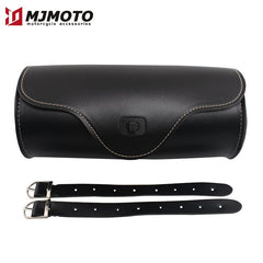 Motorcycle Fork PU Leather Travel Pouch Waterproof Tool Bags Saddle Bag