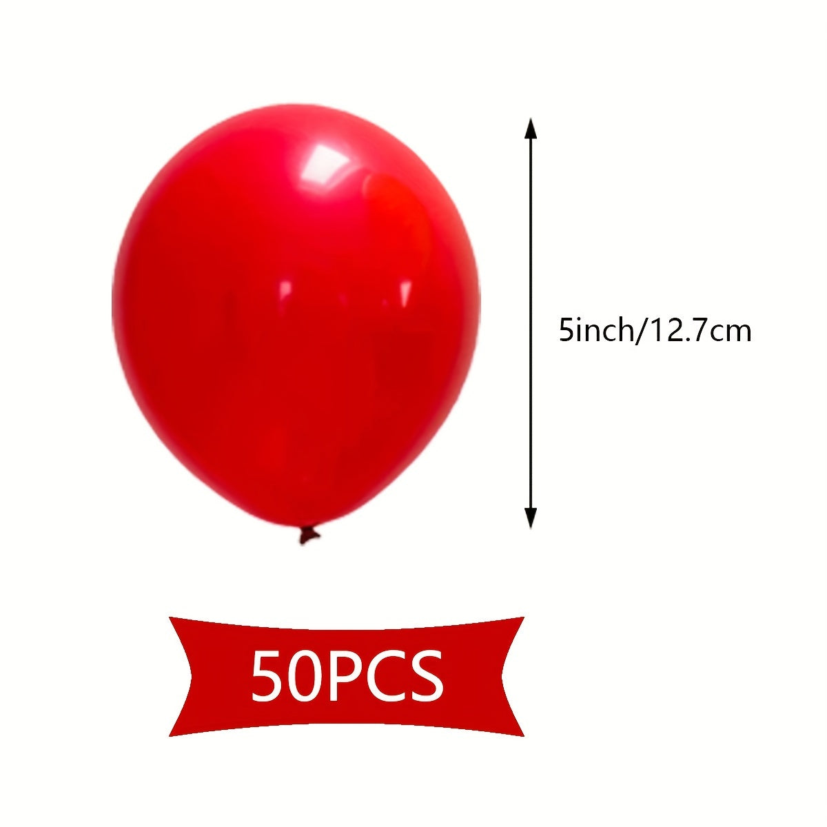 50pcs Matte Red Latex Balloons 12 7 Cm for Party Decorations