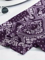  Scarf Print Wide Leg Trousers