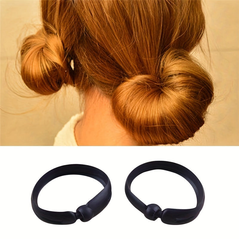 Silicone Hair Bun Maker Ring Style Bun Ponytail Tool Hair Accessories