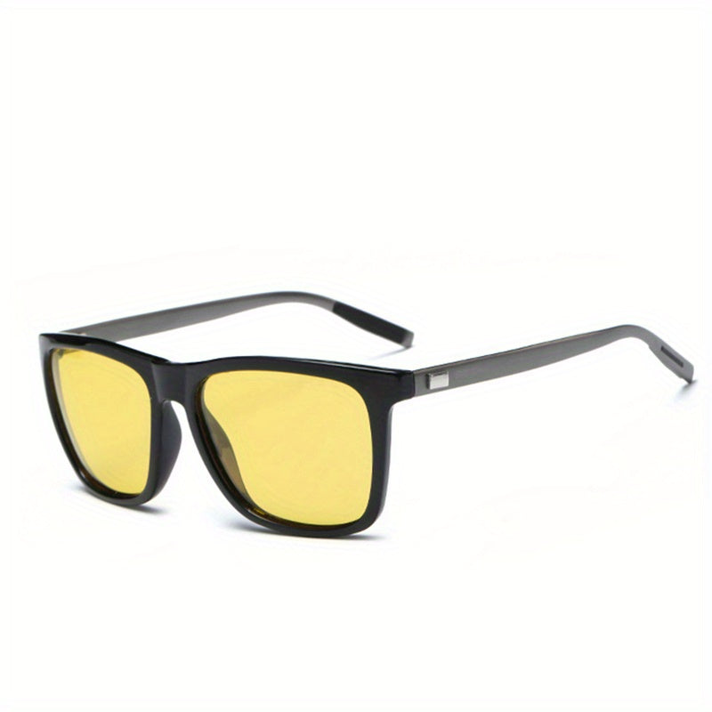 Men's Square Polarized Sunglasses Night Vision Goggles