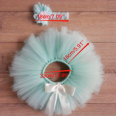 2pcs Baby Rabbit Skirt Photography Clothing Newborn Photo Props
