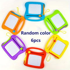 6pcs Magnetic Drawing Boards for Kids - Erasable Doodle Sketch Pads