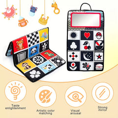 Children's Cloth Book with Mirror Toy