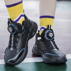 Boys' High Top Basketball Shoes Lightweight & Breathable