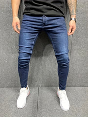 Men's Slim Fit Distressed Stretch Denim Pants