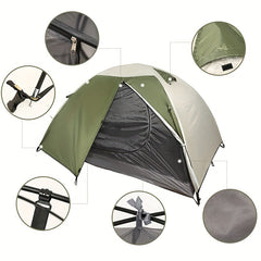 Double layer Windproof Camping Tent for Mountaineering