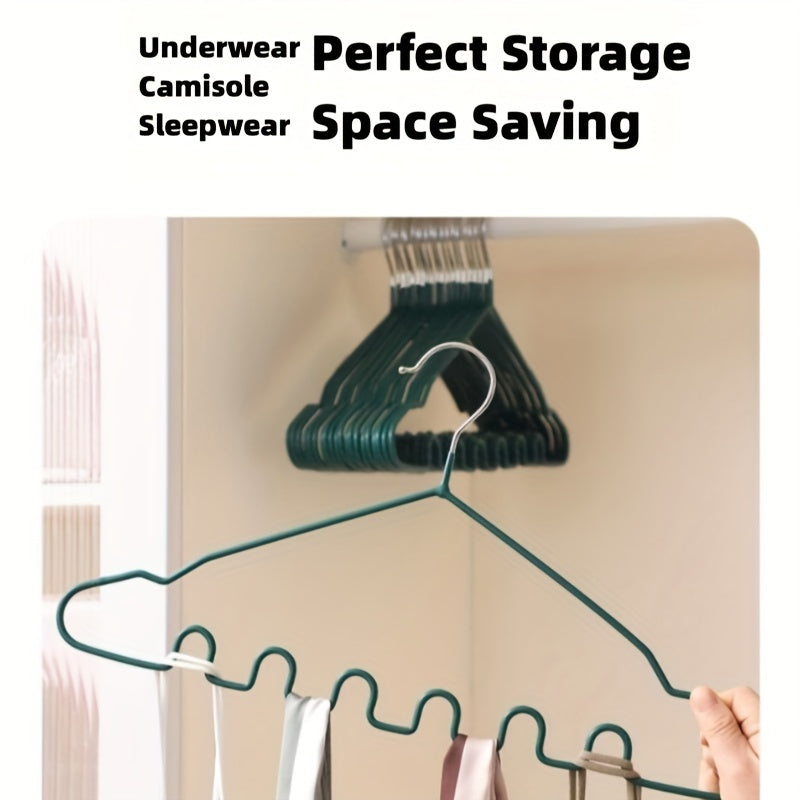 3pcs Stainless Steel Non-slip Cloth Hangers