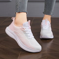 Women's Ombre Athletic Running Shoes Mesh Sneakers