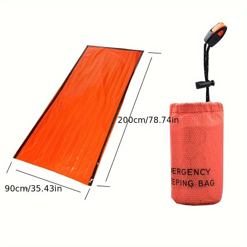 Emergency Survival Sleeping Bag Aluminum Film Warm Blanket