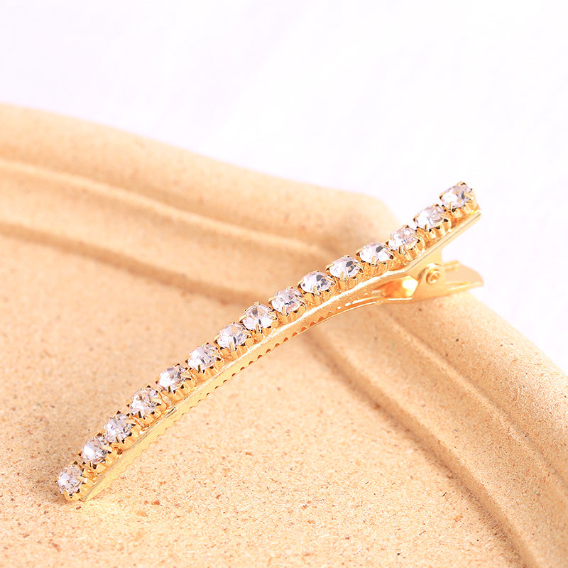 Rhinestone Duck Billed Clips Hairpin Hair Accessories
