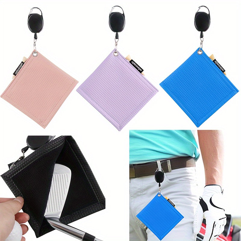 Golf Towel with Hook for Easy Carrying and Ball Cleaning
