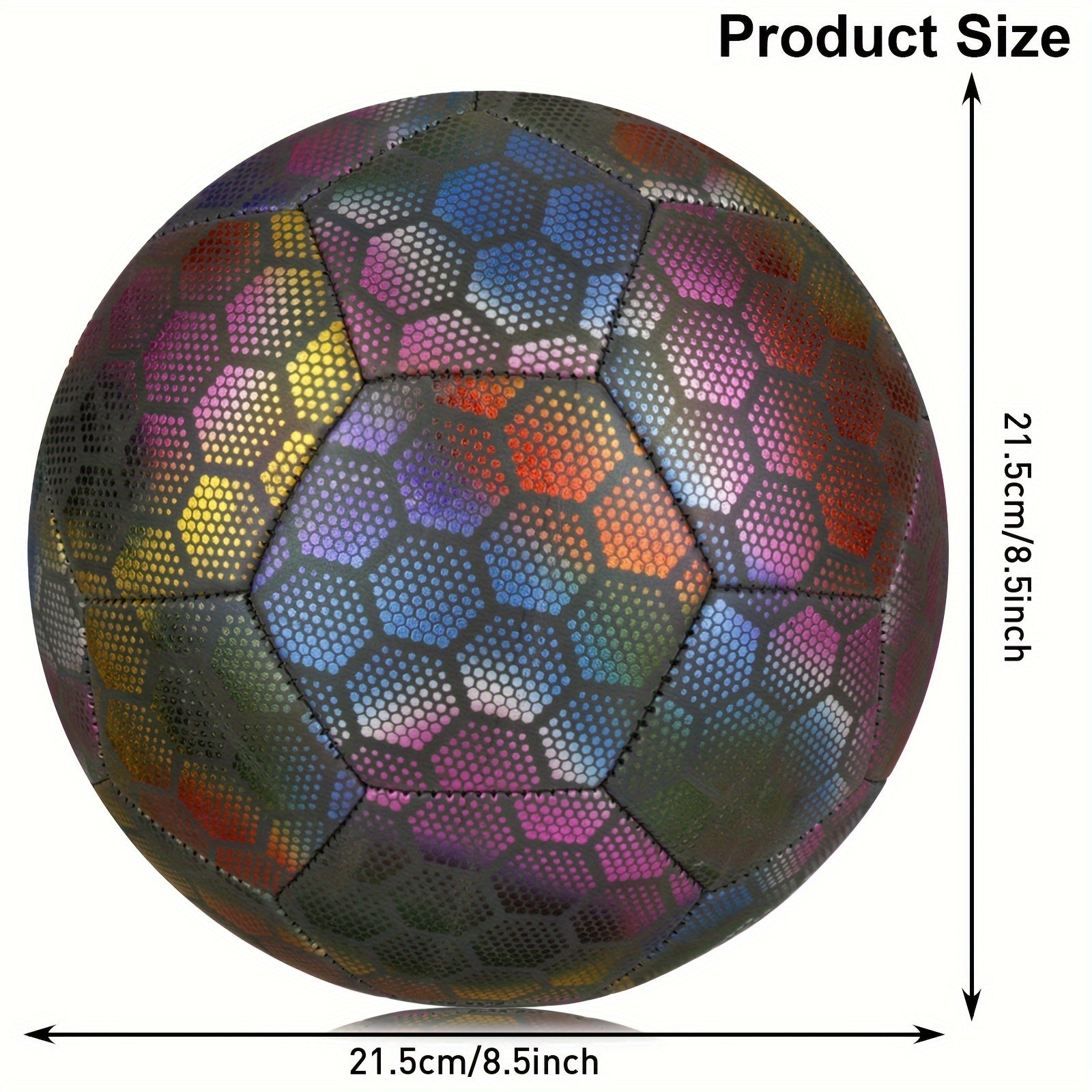 Reflective Fish Scale Soccer Ball Size 5