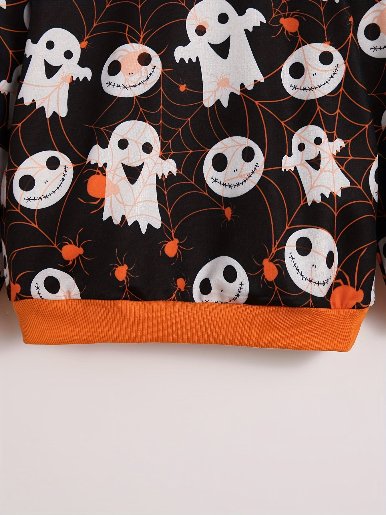 Boy's Halloween Style Graphic Sweatshirt