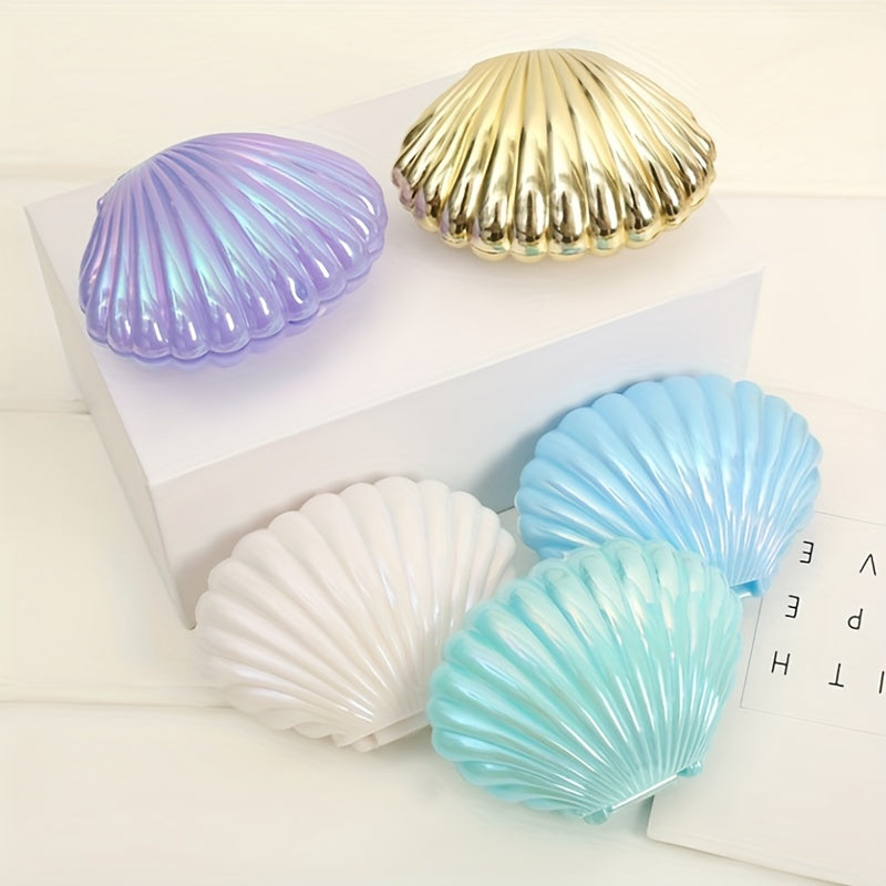Colorful Plastic Seashell Candy Box for Wedding Favors