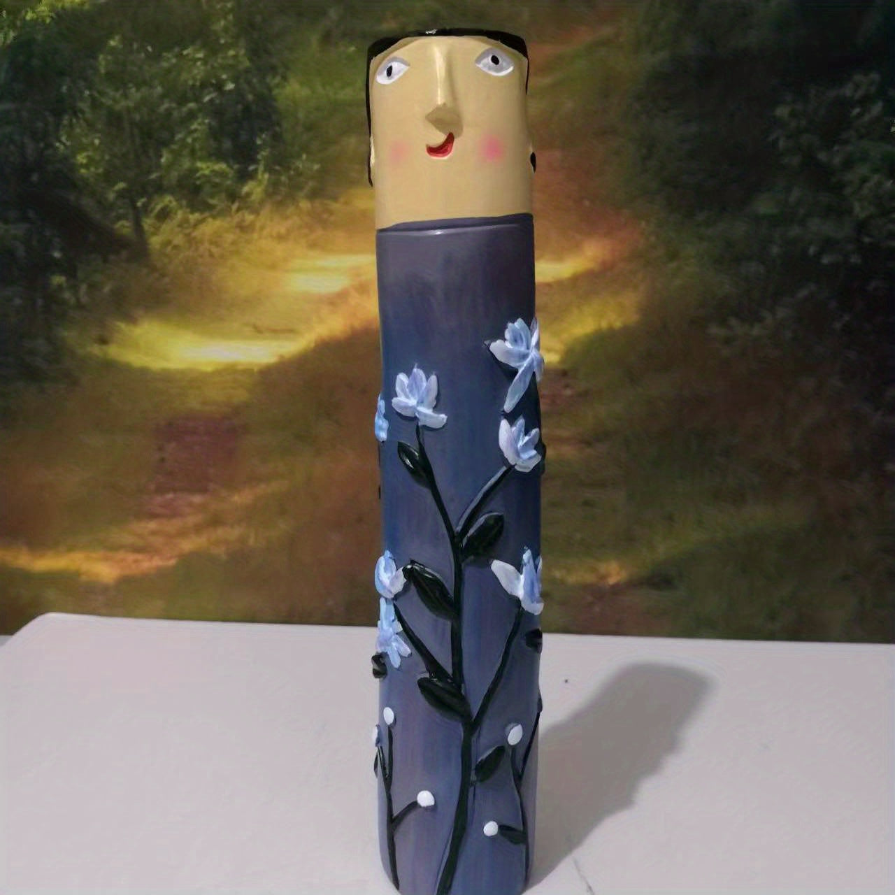 Bohemian Vase Statue Funny Human Vase Home Decoration