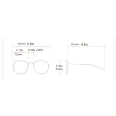 Steampunk Y2K Sunglasses Vintage Shades Punk Eyewear