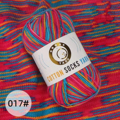10Pcs Gradient Cotton Yarn DIY Craft for Sweater Scarf Socks and Gloves